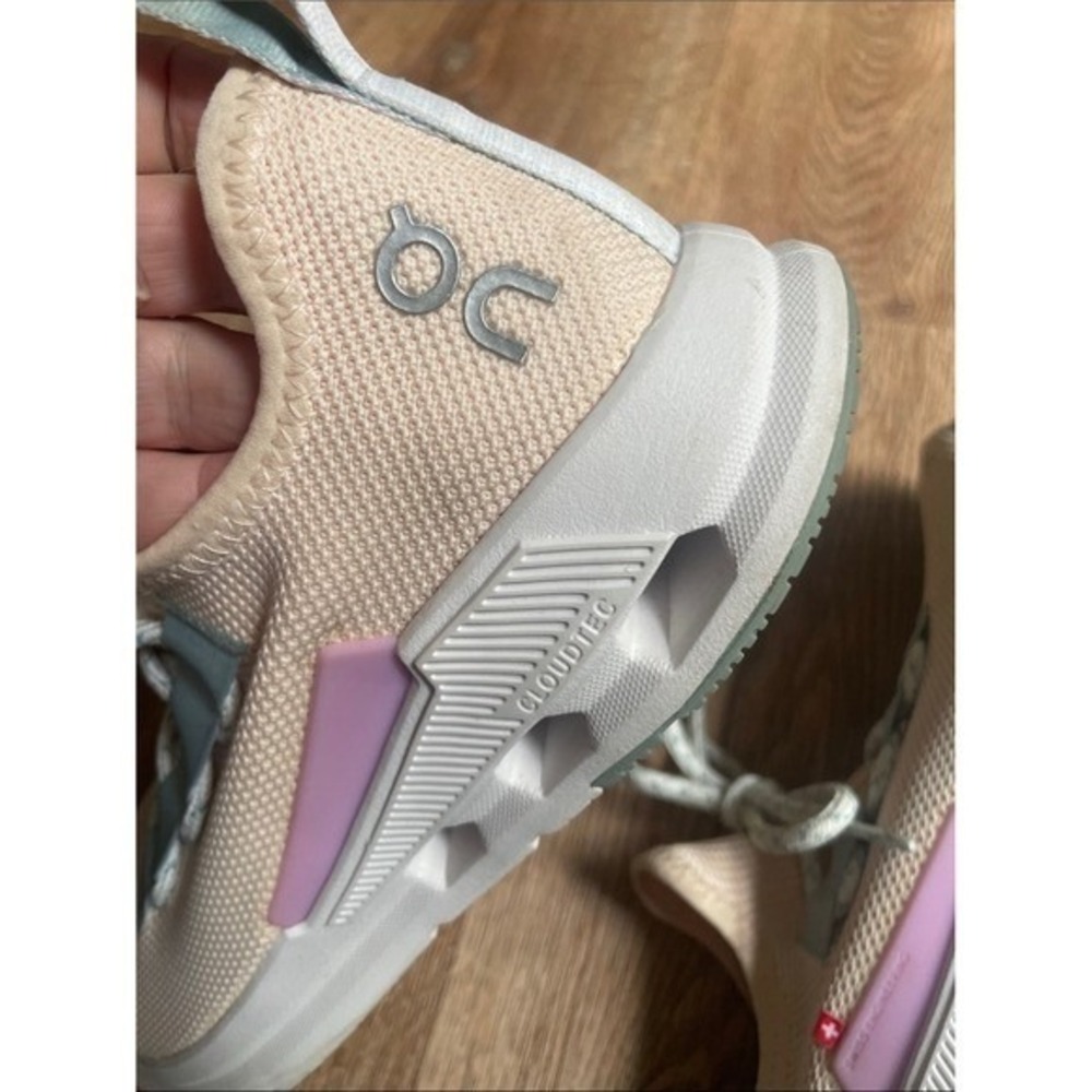 On Cloudaway Sneakers Peach Lightweight Travel Shoes Women's - Picture 13 of 15